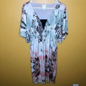 Motherhood Maternity Short Sleeve Dress Tunic, L